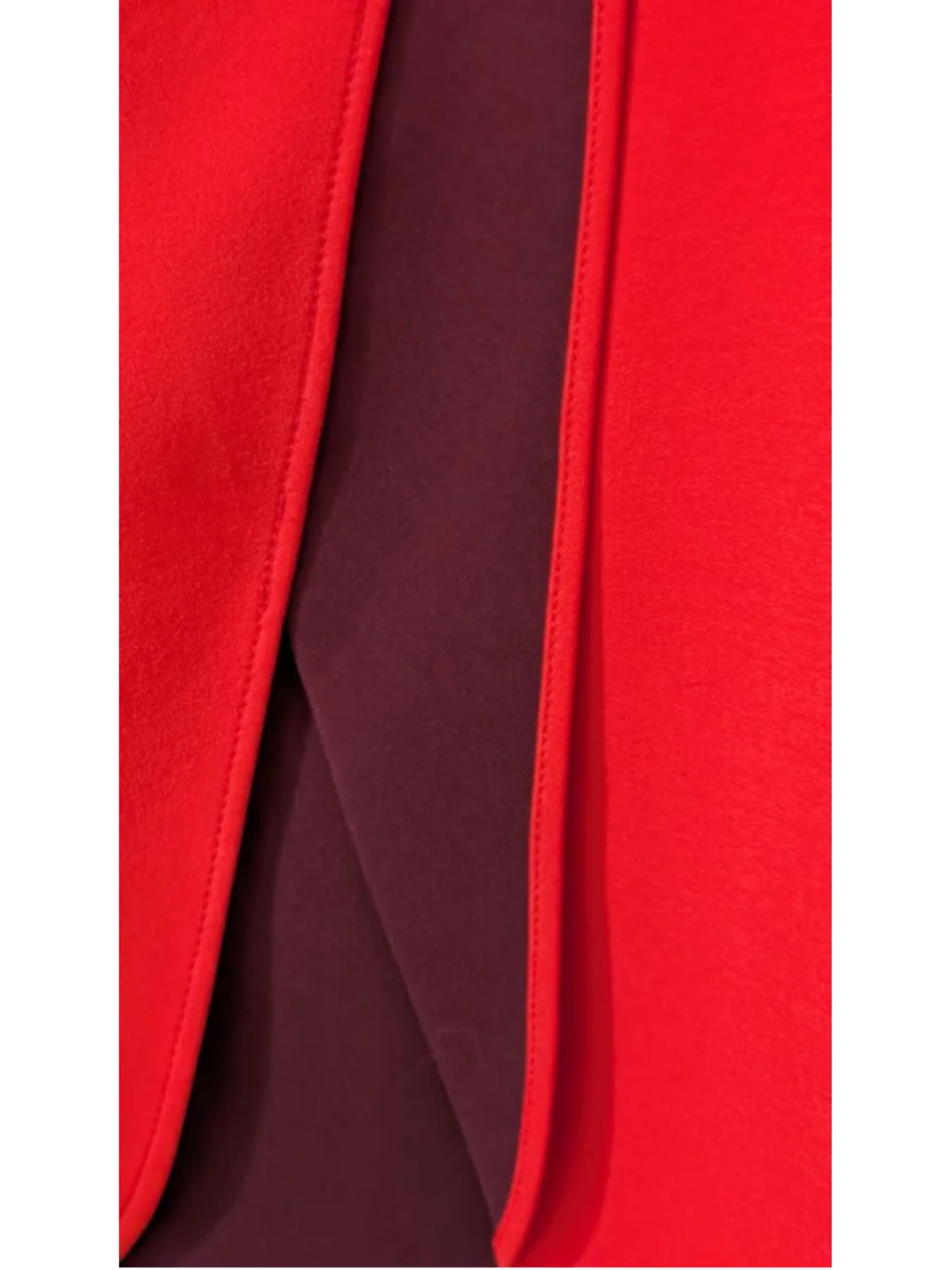Women's Halogen Red Pencil Skirt with Slit - Size 6 - Picture 2 of 7